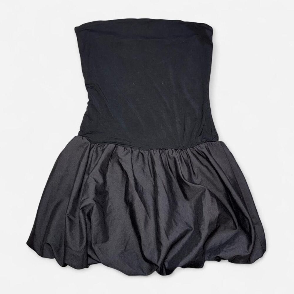 Urban Outfitters Black Sleeveless Mini Bubble Dress Size Medium